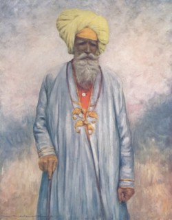 'A Retainer of the Maharaja of Cutch', 1903. Artist: Mortimer L Menpes.