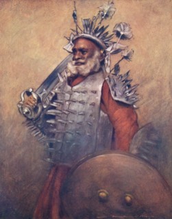 'A Formidable Warrior of Rewa', 1903. Artist: Mortimer L Menpes.