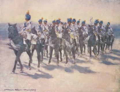 'The Imperial Cadet Corps at the Durbar', 1903. Artist: Mortimer L Menpes.