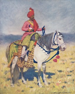 'A Famous Dancing Horse - Bombay Chiefs' Camp', 1903. Artist: Mortimer L Menpes.