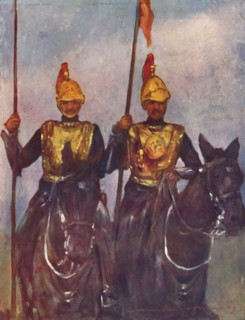 'Bodyguard of His Highness Dogra Sowar Kashmir', 1903. Artist: Mortimer L Menpes.