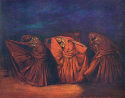 'Nautch Girls', 1903. Artist: Mortimer L Menpes.