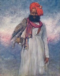 'A Hawksman of Rajgarh', 1903. Artist: Mortimer L Menpes.