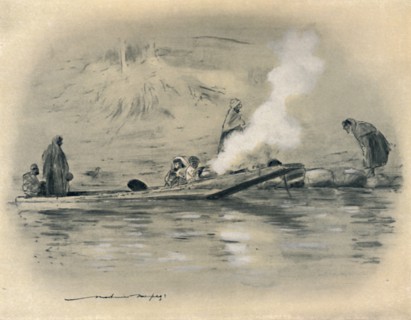 'Family of Nomadic Tribe', 1903. Artist: Mortimer L Menpes.
