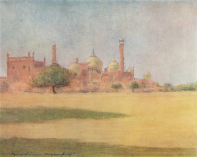 'The Jumna Masjid', 1905. Artist: Mortimer Luddington Menpes.