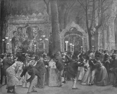'Le Jardin Du Bal Bullier', 1900. Artist: Unknown.