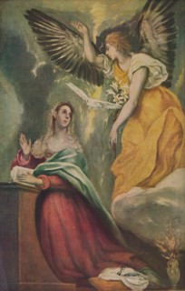 'Mariae Verkundigung', (The Annunciation), c1595 - 1600, (1938). Artist: El Greco.