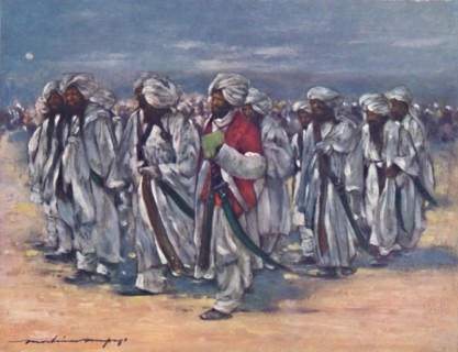 'Baluch Chiefs on Durbar Day', 1903. Artist: Mortimer L Menpes.