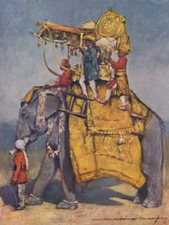 'A State Elephant in all its Trappings', 1903. Artist: Mortimer L Menpes.