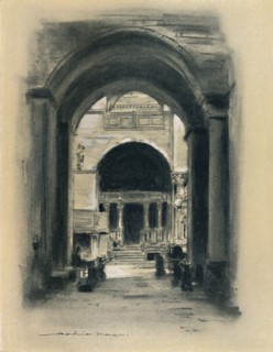 'Inside St. Mark's, Venice', 1903. Artist: Mortimer L Menpes.