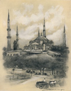 'Mosque of St. Sophia, Constantinople', 1903. Artist: Mortimer L Menpes.