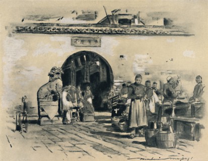 'In the City of Shanghai', 1903. Artist: Mortimer L Menpes.