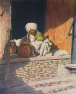'A Potter', 1905. Artist: Mortimer Luddington Menpes.