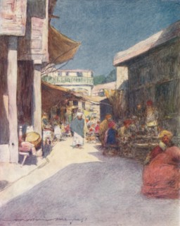 'A Narrow Street', 1905. Artist: Mortimer Luddington Menpes.
