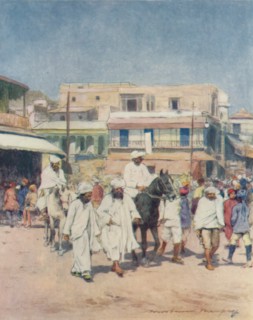 'Native Chiefs in Delhi', 1905. Artist: Mortimer Luddington Menpes.