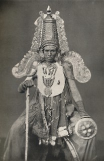 'Schauspieler als Subrahmanya (Kriegsgott)', 1926. Artist: Unknown.