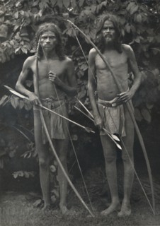 'Wedda mit Bogen und Pfeilen', 1926. Artist: Unknown.