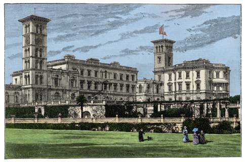 Osborne House, Isle of Wight, 1900. Artist: Unknown.