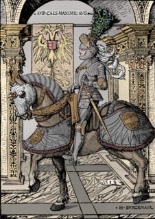 'Portrait of the Emperor Maximilian', 1518. Artist: Hans Burgkmair, the Elder.