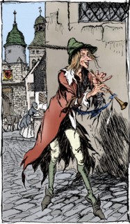 'The Pied Piper of Hamelin', (1934). Artist: Arthur Rackham.