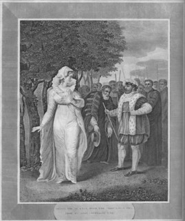 'Henry VIII in rage with the Chancellor Who Came To Seize Catherine Parr', 1838. Artist: Unknown.