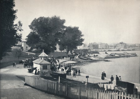 'Swanage - View of the Town and the Sea', 1895. Artist: Unknown.