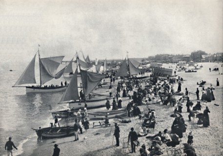 'Great Yarmouth - A Typical Scene on the Beach', 1895. Artist: Unknown.