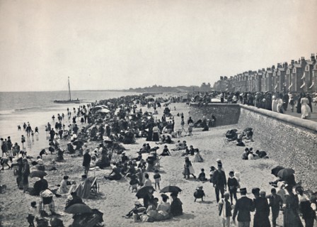 'Lowestoft - On the Sands', 1895. Artist: Unknown.