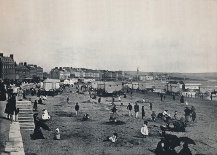 'Weymouth - General View of the Town and the Beach', 1895. Artist: Unknown.