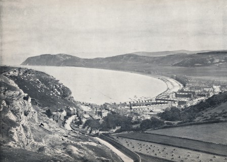 'Llandudno - Looking Down from the Mountain', 1895. Artist: Unknown.