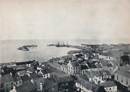 'Donaghadee - View from the Church Tower, Showing Harbour', 1895. Artist: Unknown.