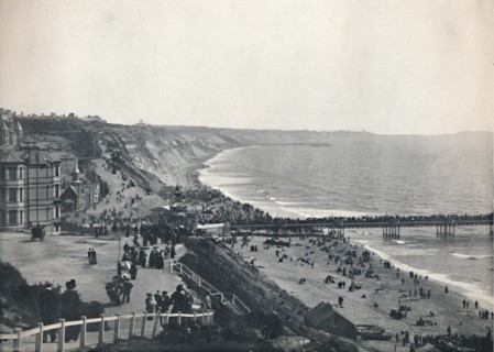 'Bournemouth - View from the West Cliff'', 1895. Artist: Unknown.