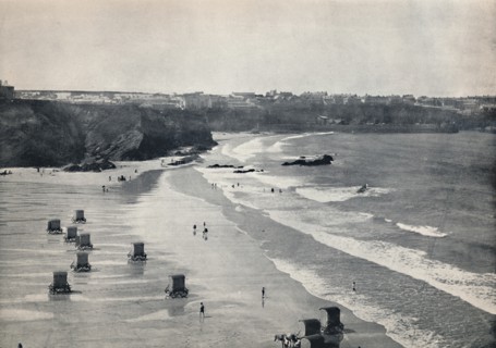 'Newquay - A Quiet Bathing-Place', 1895. Artist: Unknown.