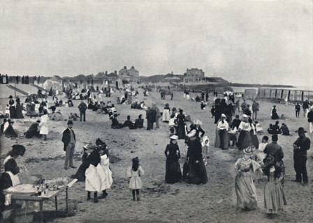 'Walton-on-the-Naze - Scene on the Beach', 1895. Artist: Unknown.