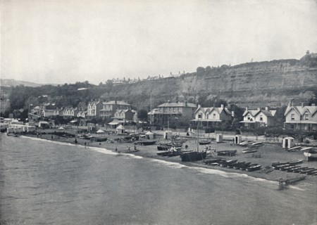 'Shanklin - View of the Beach and the Heights', 1895. Artist: Unknown.