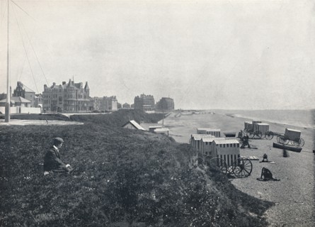 'Bexhill - The Hotels and the Beach', 1895. Artist: Unknown.