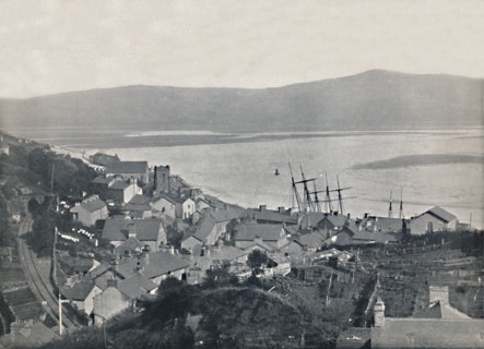 'Aberdovey - View of the Town and the Bay', 1895. Artist: Unknown.