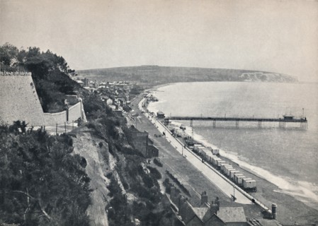'Sandown - From the Cliffs', 1895. Artist: Unknown.