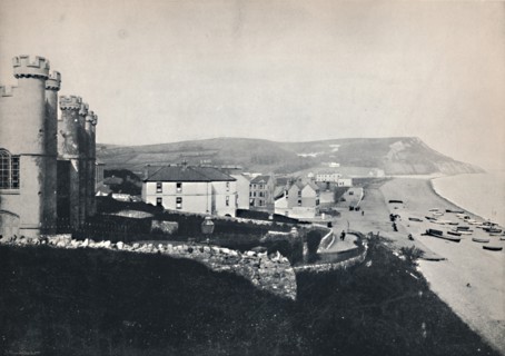 'Seaton - Looking Towards White Cliff', 1895. Artist: Unknown.