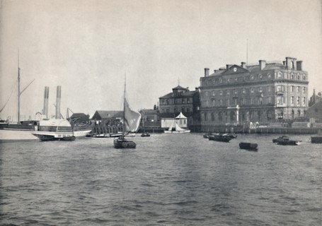 'Harwich - The Quay and Great Eastern Hotel', 1895. Artist: Unknown.