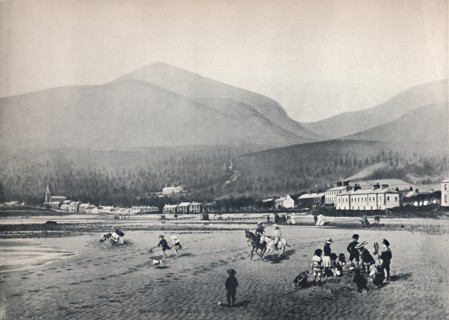 'Newcastle, Co. Down. - The Strand, with Slieve Donard', 1895. Artist: Unknown.