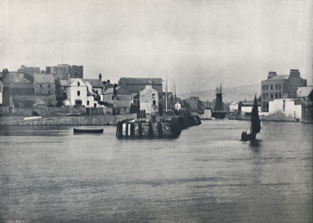 'Castletown - From the Pier, Showing the Castle of Rushen', 1895. Artist: Unknown.