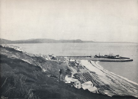 'Lyme Regis - The Harbour', 1895. Artist: Unknown.