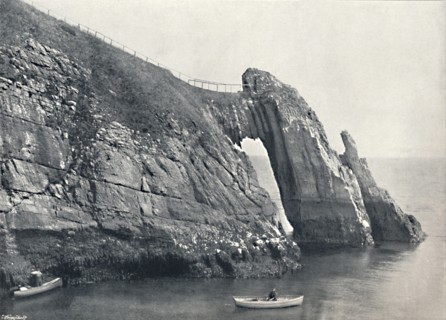 'Torquay - The Natural Arch (London Bridge)', 1895. Artist: Unknown.