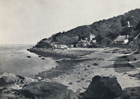 'Torquay - The Beach, Babbicombe', 1895. Artist: Unknown.