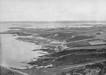 'Holyhead - The Breakwater', 1895. Artist: Unknown.