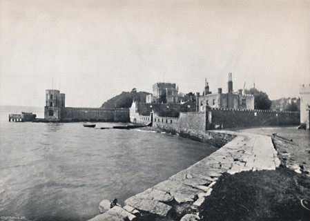 'Branksea Island - General View of the Castle', 1895. Artist: Unknown.