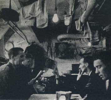 'Functional use of space on the mess deck', 1941. Artist: Cecil Beaton.