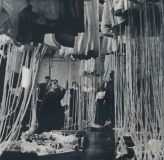 'Loom of life (testing parachutes for the Fleet Air Arm', 1941. Artist: Cecil Beaton.