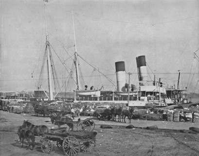 'A Cotton Steamer at New Orleans', 19th century. Artist: Unknown.